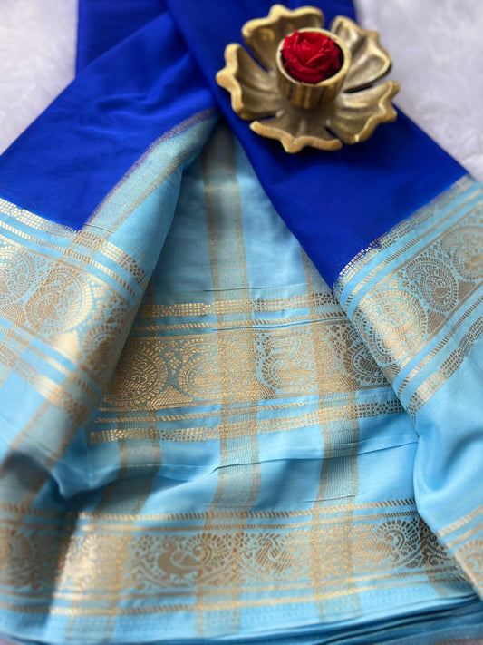 Semi Mysore silk Mango bentex