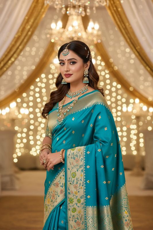 Dola Silk Meena Work