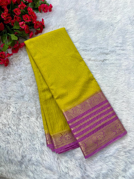 Crape Peacock checks