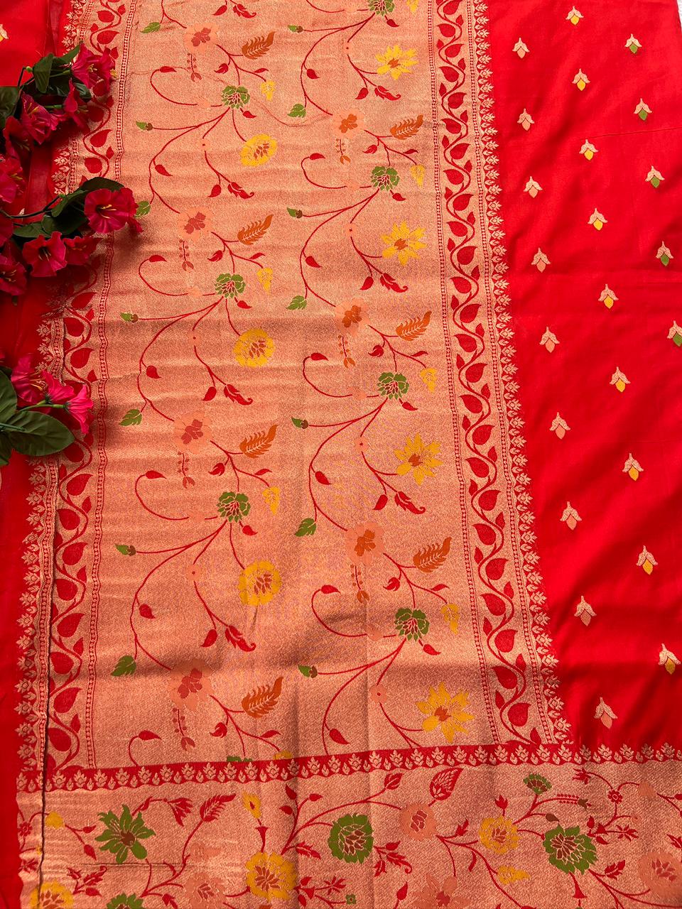 Dola Silk Meena work