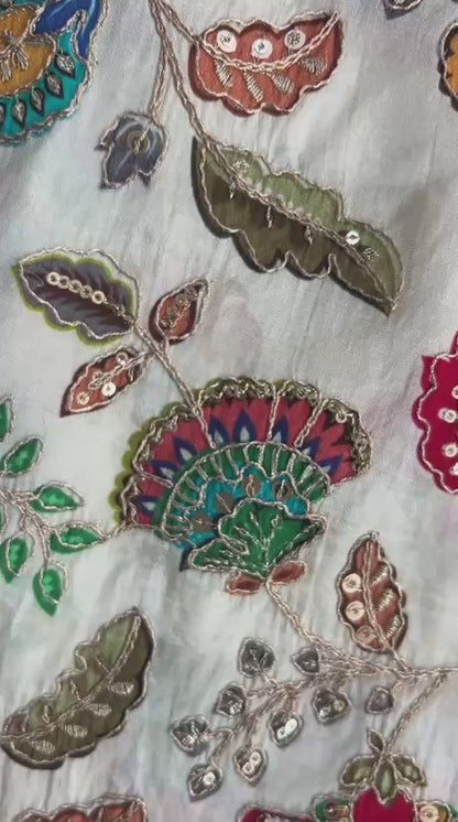 Pure Narural crape kalamkari Blouse (1 Metter)