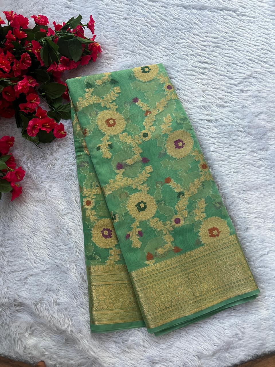 Banarasi chiffon jall