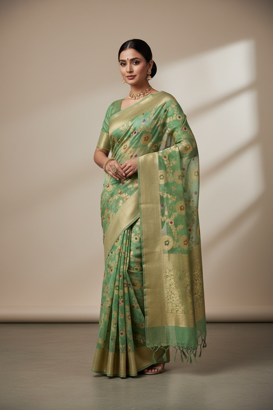 Banarasi chiffon jall