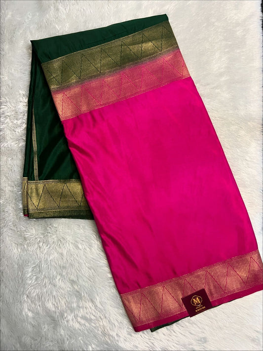 Half and Half crape silk