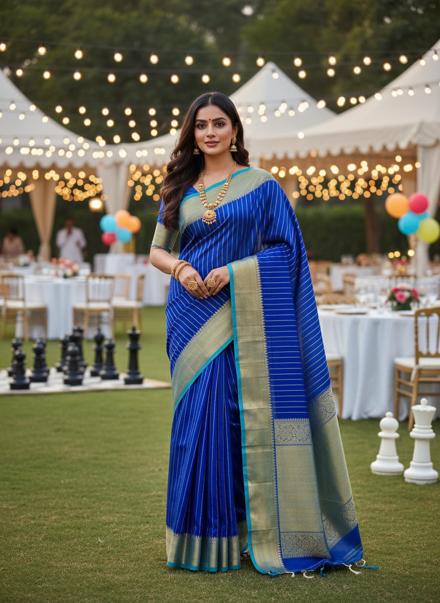 Banars Kaddi georgette strips