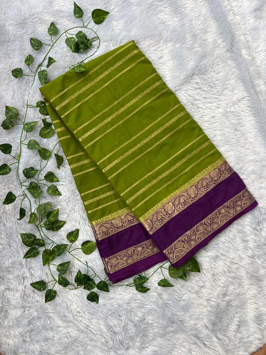 Semi Mysore silk bentex strips