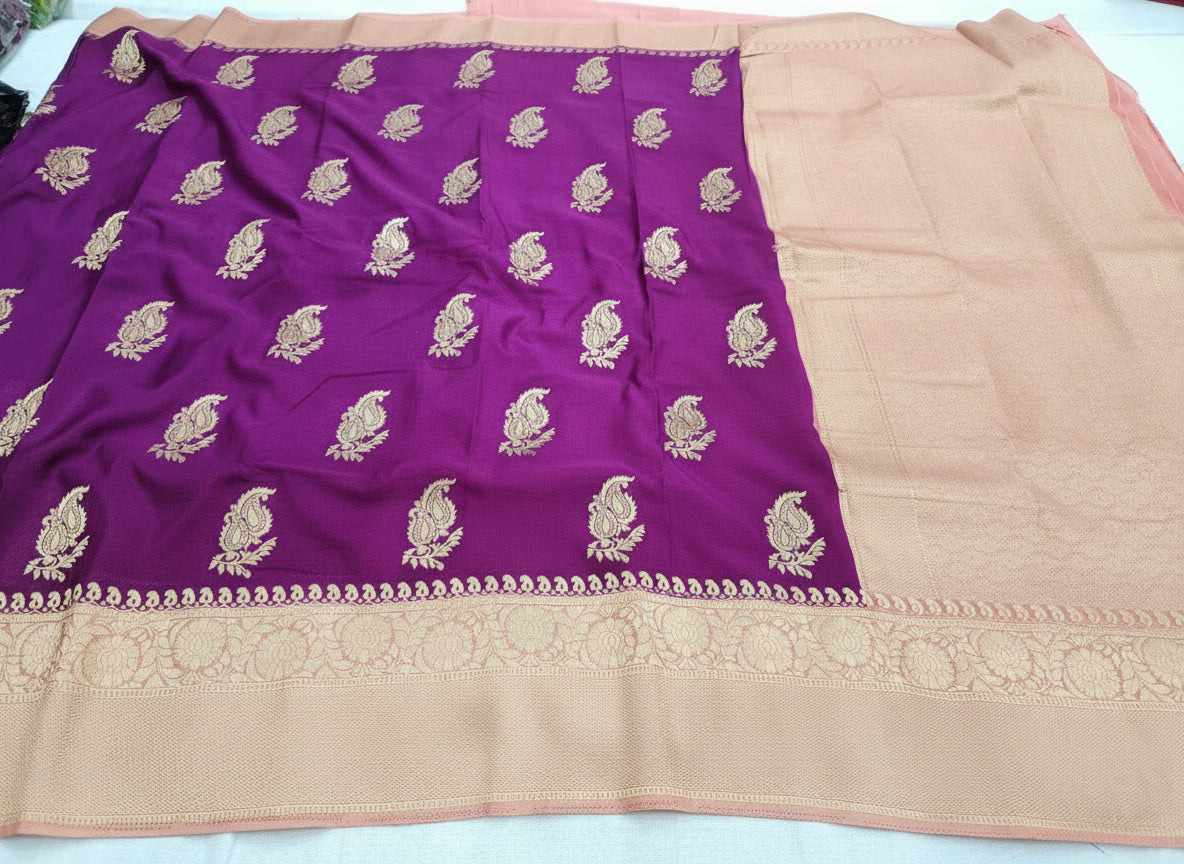 Banaras Kaddi Chiffon
