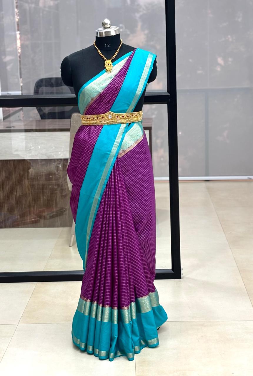 Viscose Crape Checks