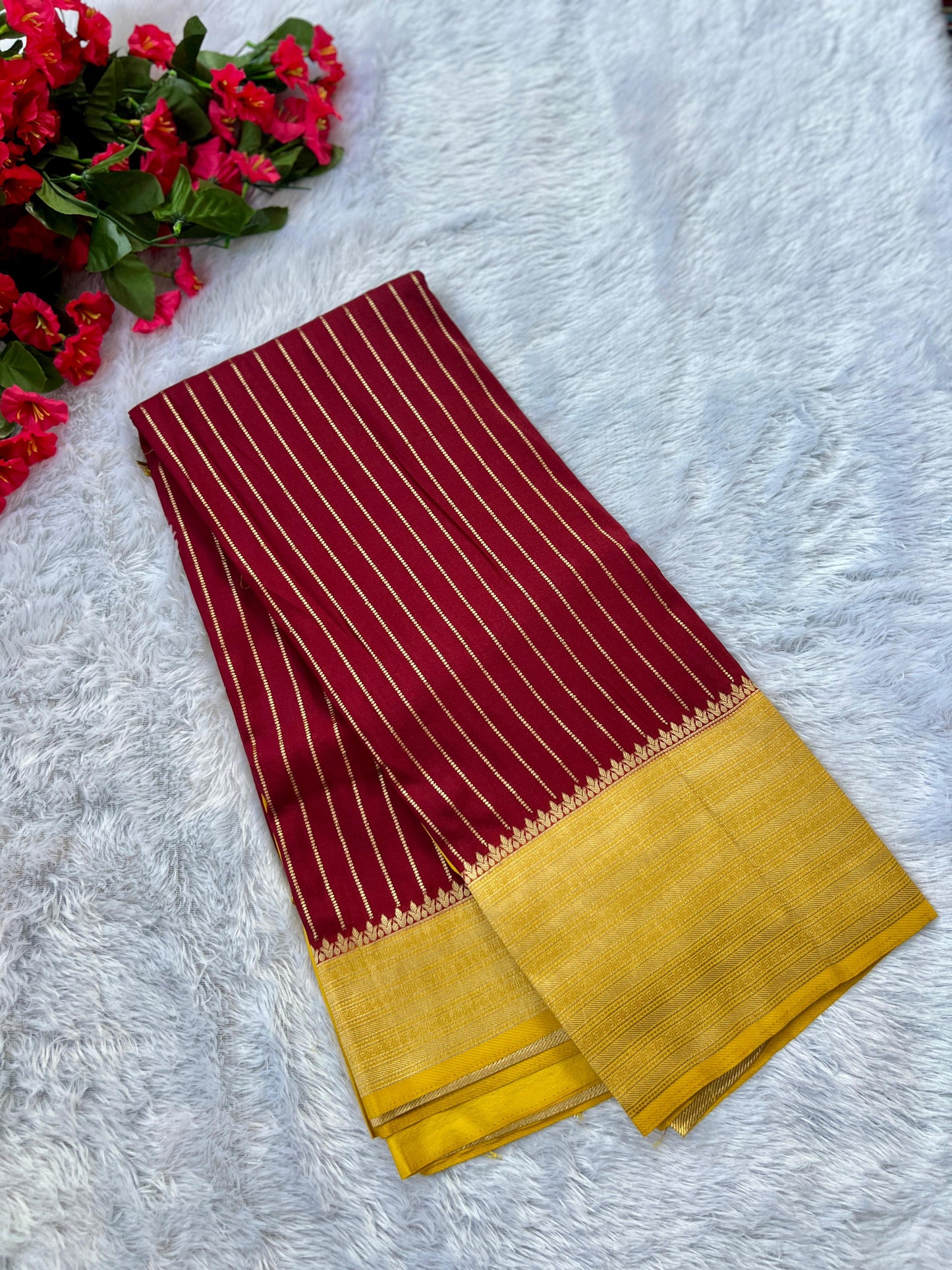 Banarasi Kaddi Georgette strips