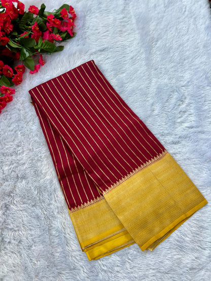 Banarasi Kaddi Georgette strips