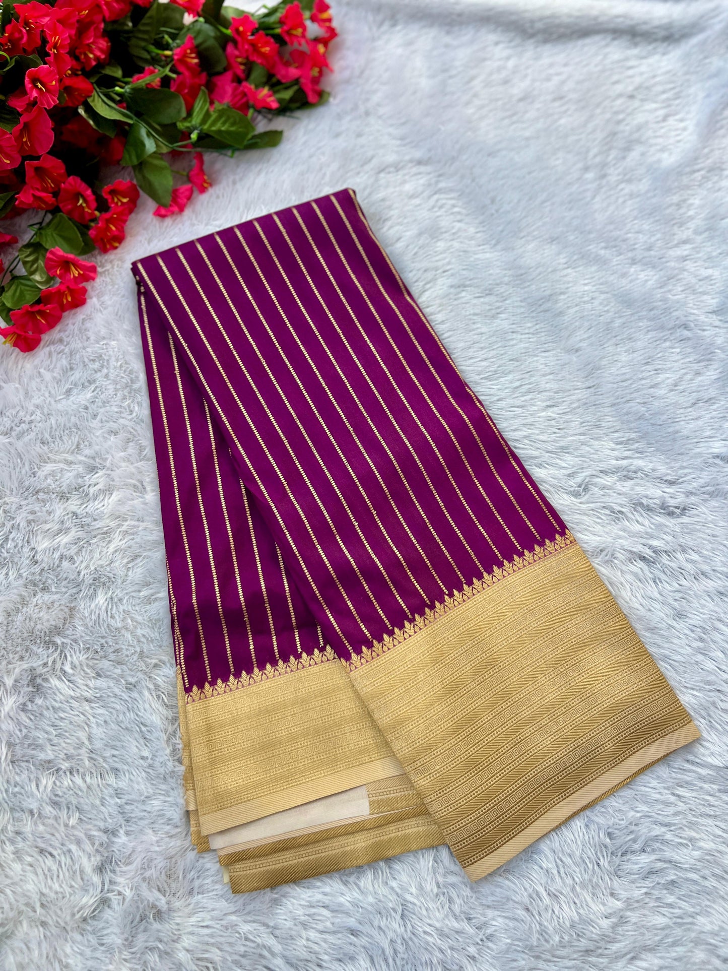 Banarasi Kaddi Georgette strips