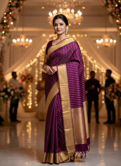 Banarasi Kaddi Georgette strips