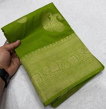 Banarasi Georgette double mango saree