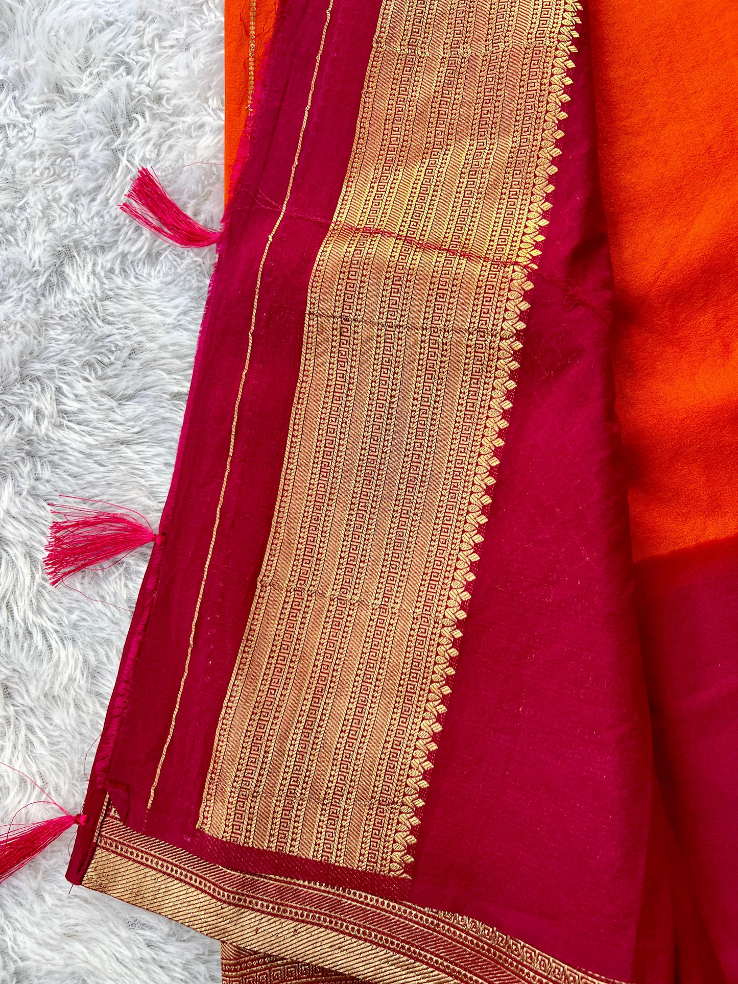 Banarasi Kaddi Georgette strips