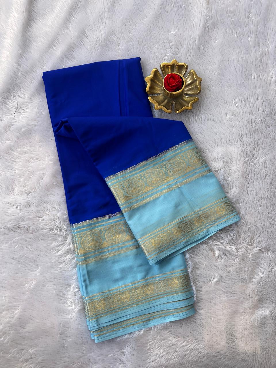 Semi Mysore silk Mango bentex