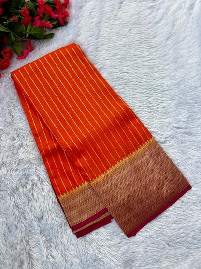 Banarasi Kaddi Georgette strips