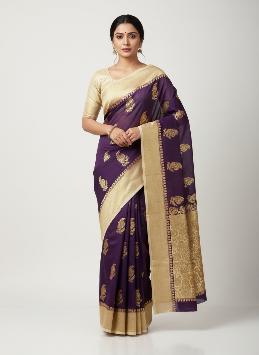 Banaras Kaddi chiffon