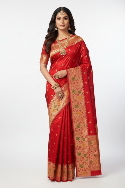 Dola Silk Meena work