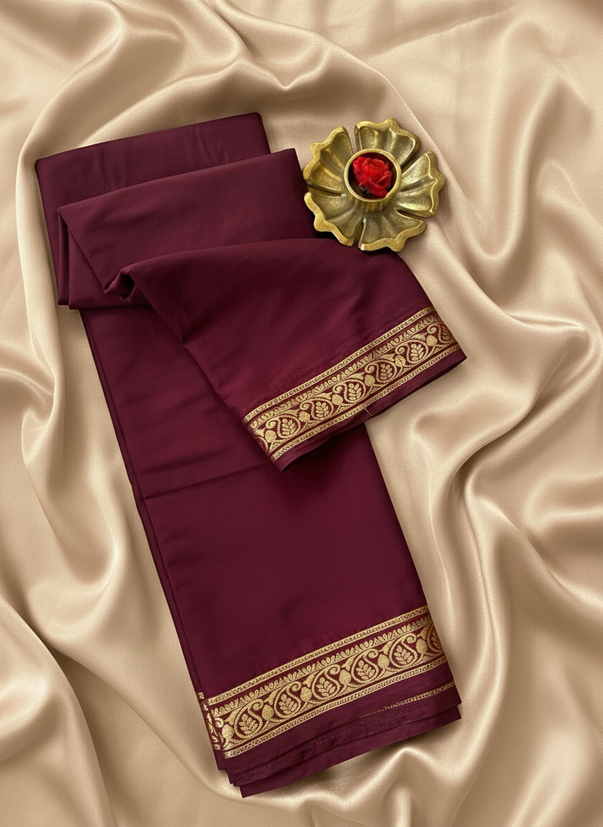 Crape Mango medium Border self