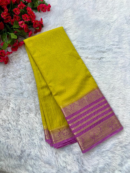 Crape Peacock checks