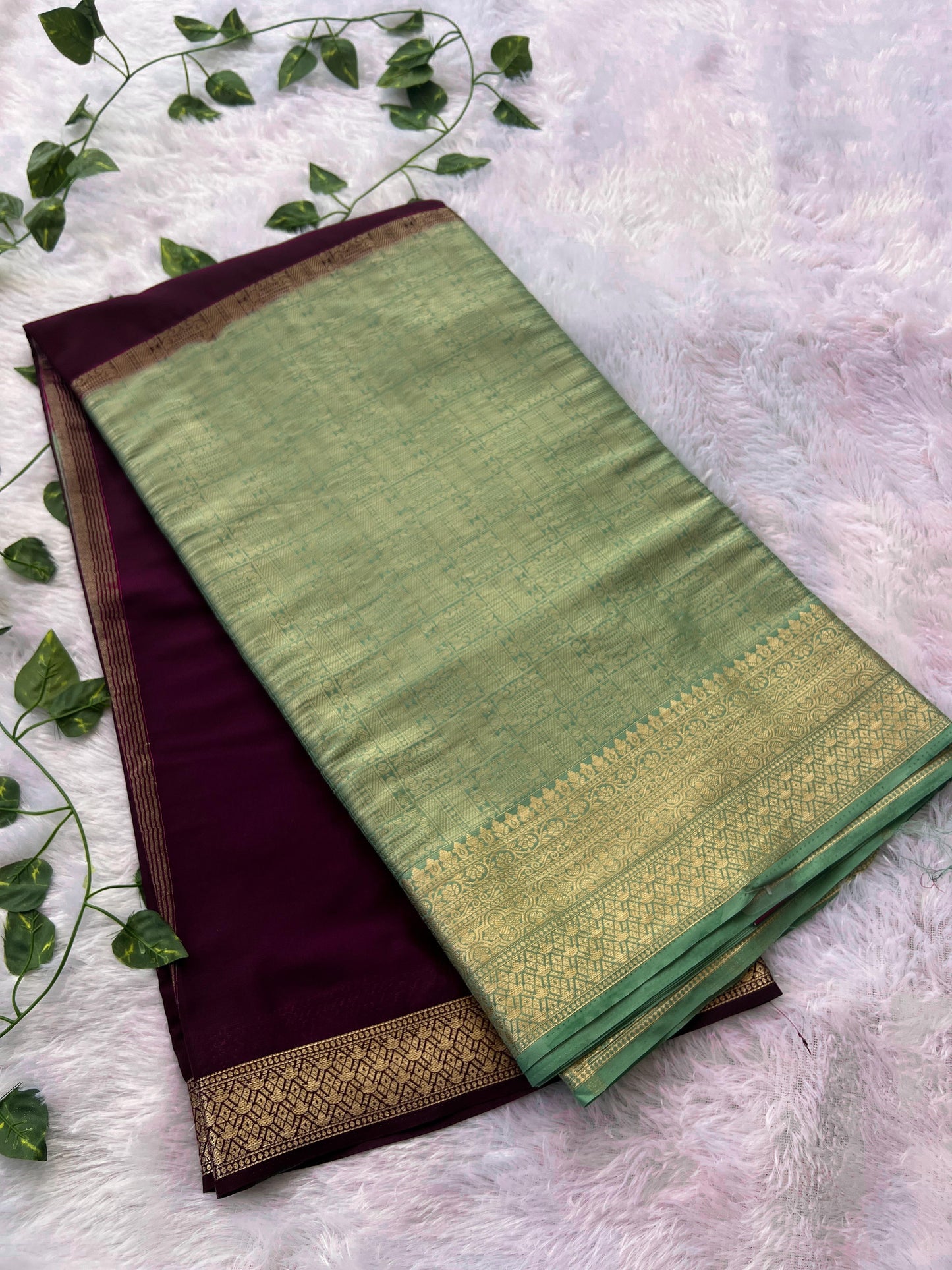 Half and Half Brocade