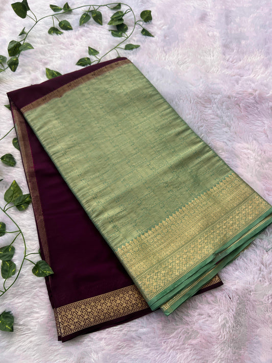 Half and Half Brocade