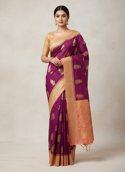 Banaras Kaddi Chiffon