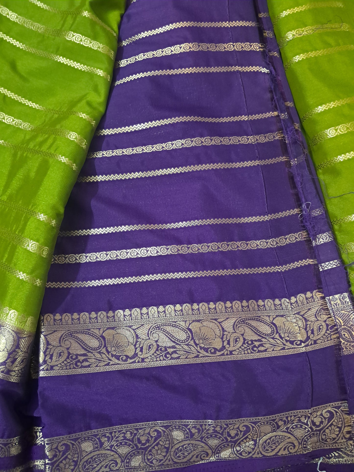 Semi Mysore silk bentex strips