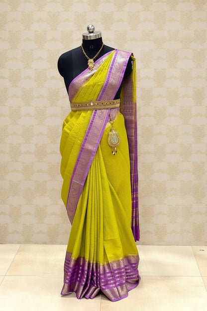 Crape Peacock checks