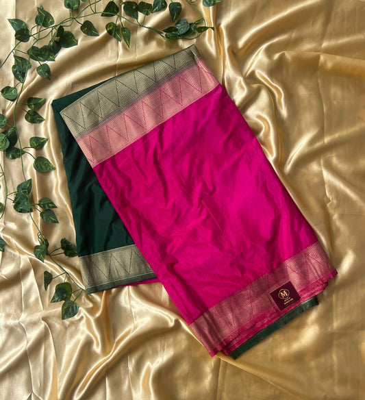 Half and Half crape silk