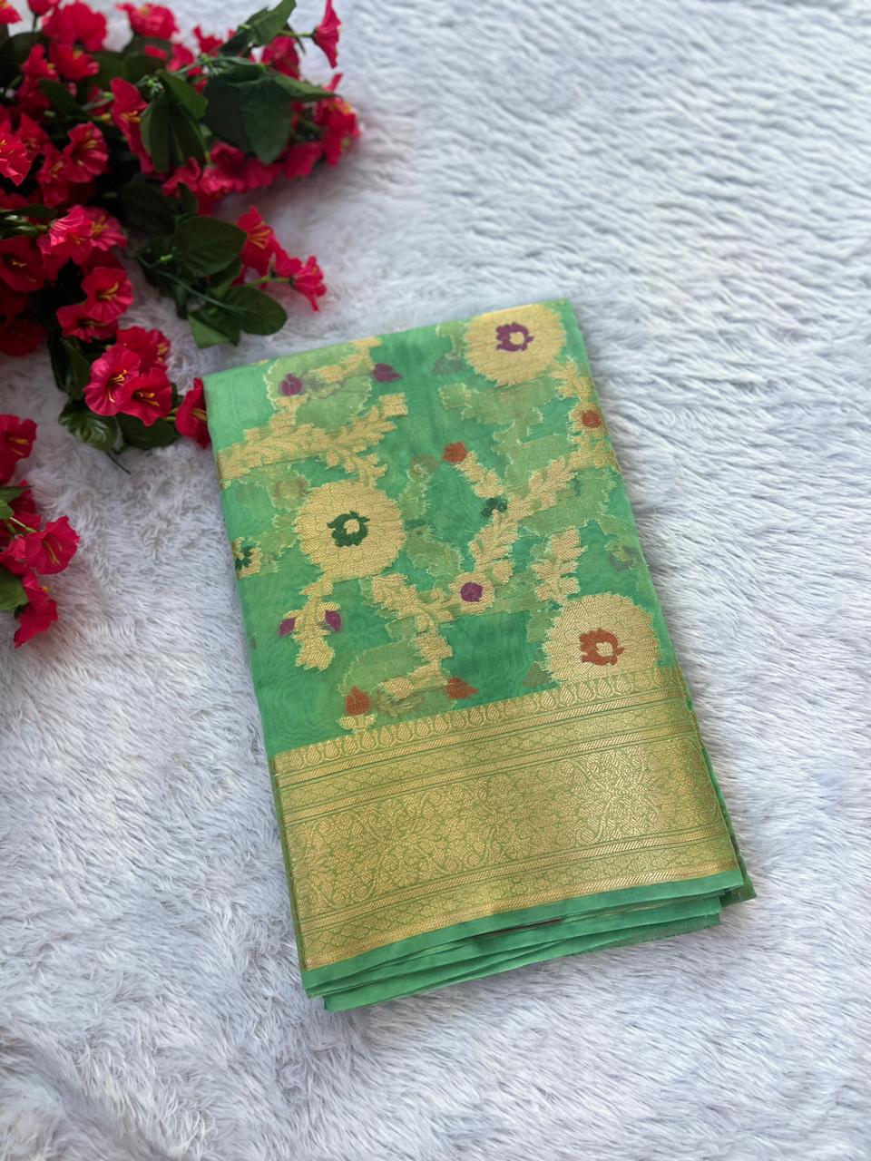 Banarasi chiffon jall