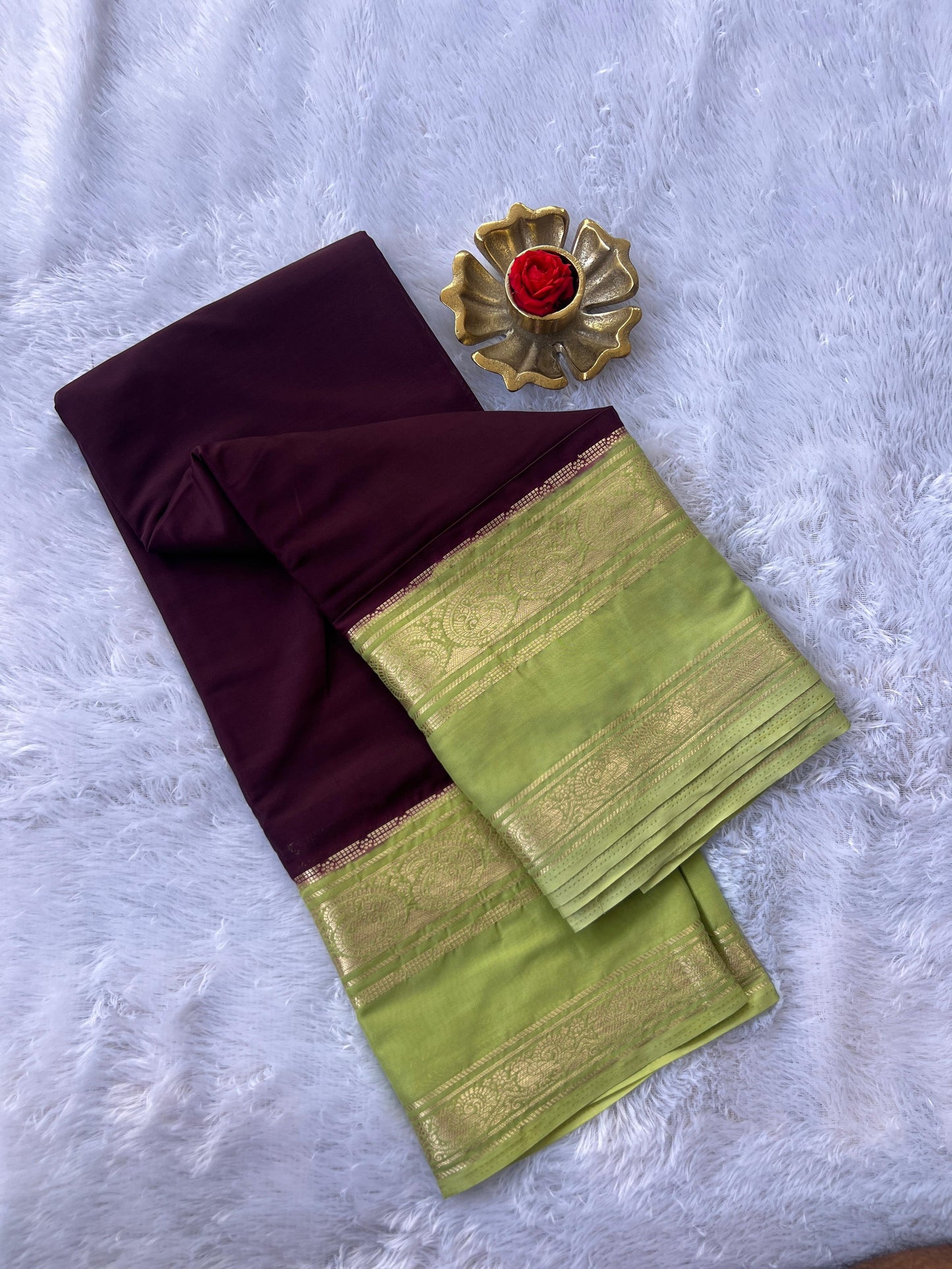 Semi Mysore silk Mango bentex