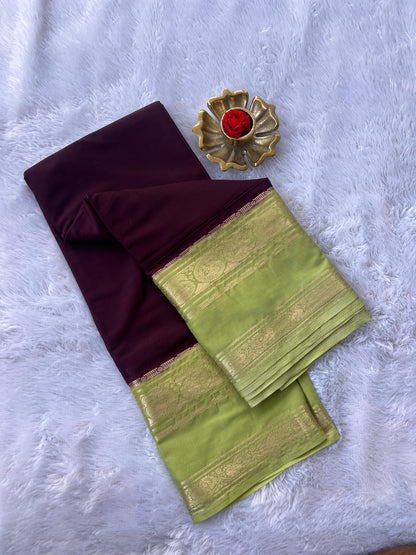 Semi Mysore silk Mango bentex
