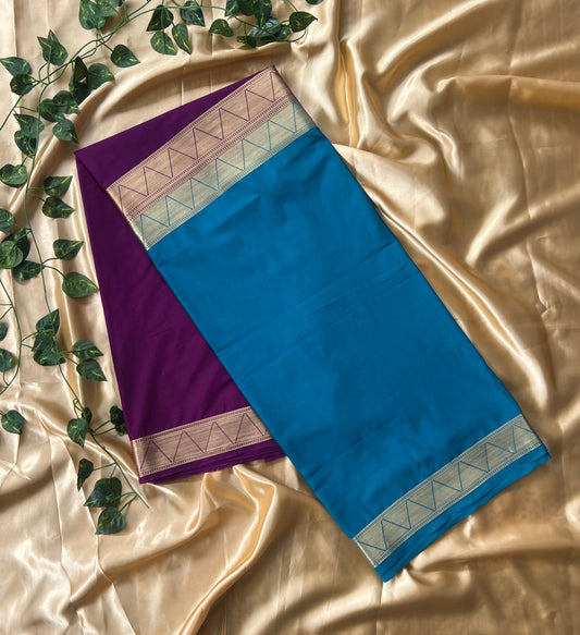 Half and Half crape silk