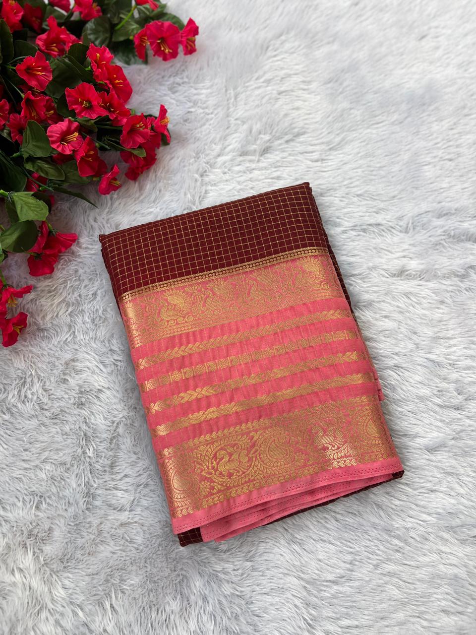 Crape Peacock Border